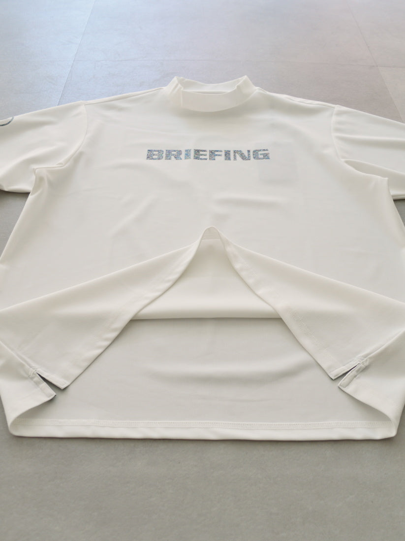 BRIEFING GOLF | MEN'S EARTH HIGHNECK （リラックスフィット）/ WHITE