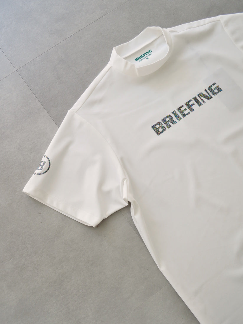 BRIEFING GOLF | MEN'S EARTH HIGHNECK （リラックスフィット）/ WHITE