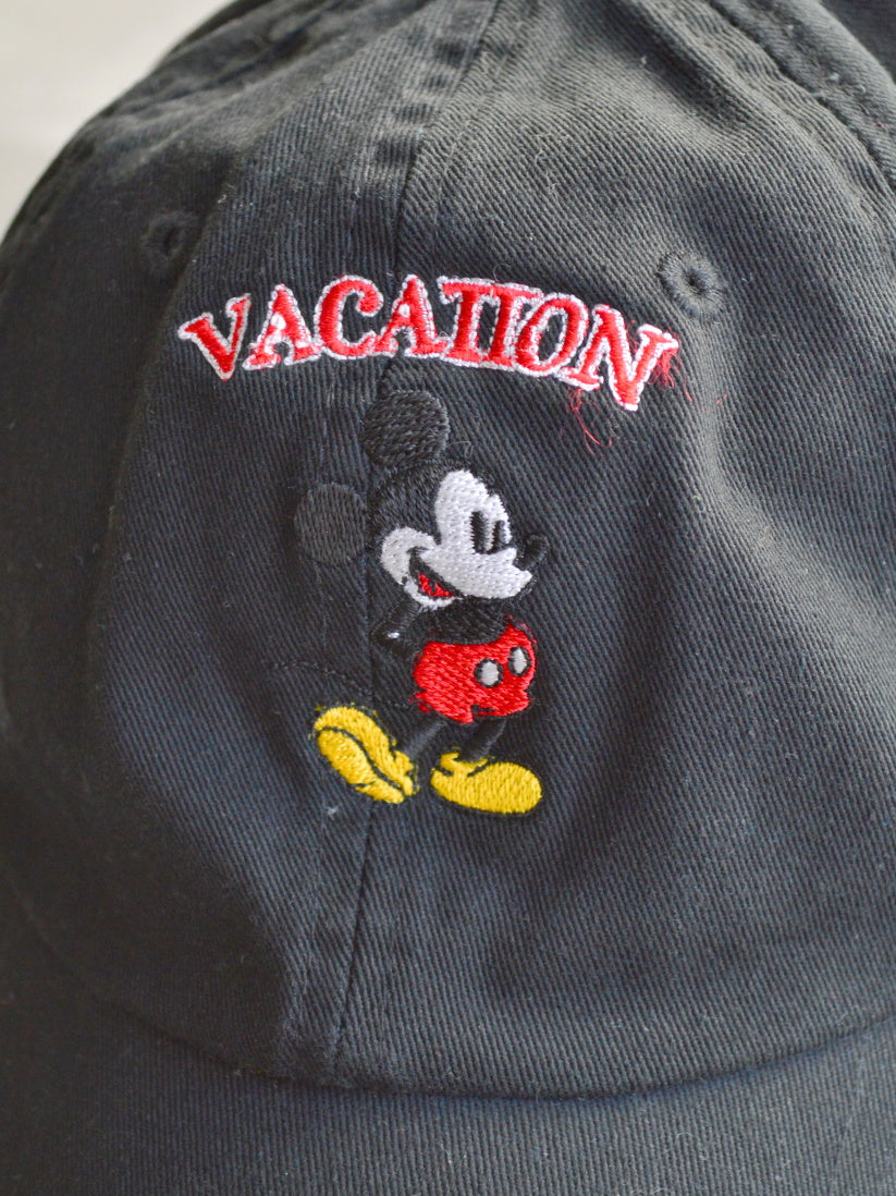 VACATION Mickey Dad Cap | MEN and WOMEN / BLACK