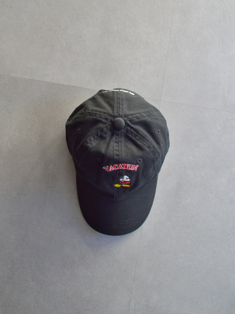VACATION Mickey Dad Cap | MEN and WOMEN / BLACK