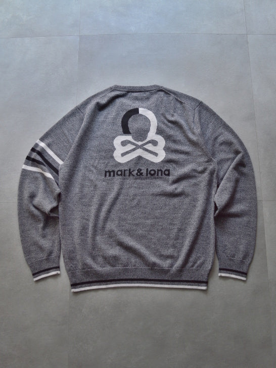 Quadro Silky Wool Sweater | MEN / H.GREY