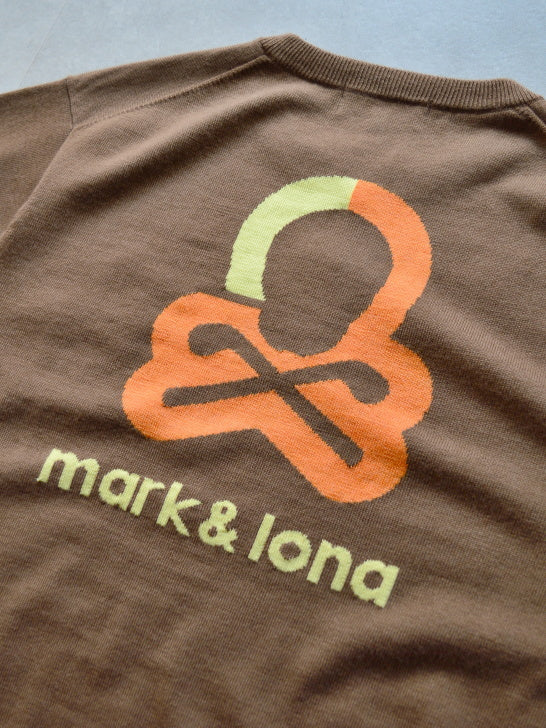 Quadro Silky Wool Sweater | MEN / BROWN