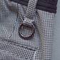 G.D Houndstooth Poly Flex Trousers | MEN / BLACK