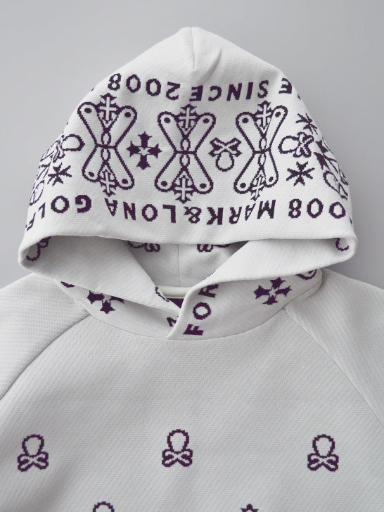 Svastika Poly Flex Hoodie | MEN / WHITE