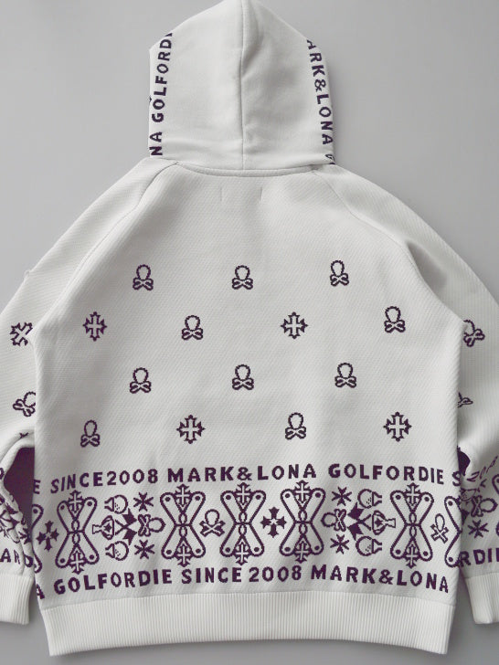 Svastika Poly Flex Hoodie | MEN / WHITE
