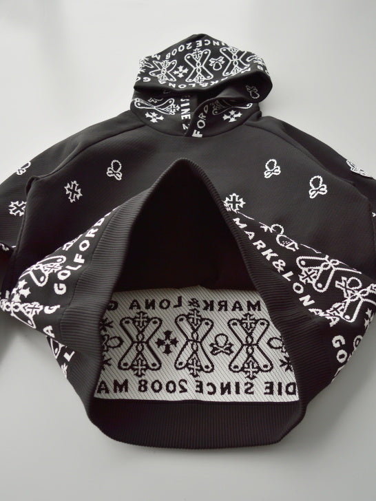 Svastika Poly Flex Hoodie | MEN / BLACK