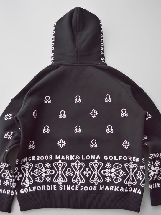Svastika Poly Flex Hoodie | MEN / BLACK