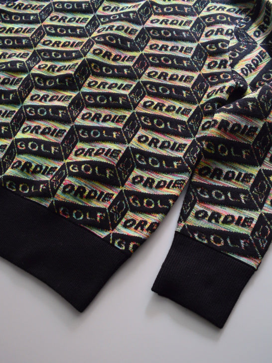 Dépêche Geometry Jacquard Knit | MEN / BLACK