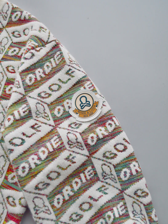 Dépêche Geometry Jacquard Knit | MEN / OFF.WHITE