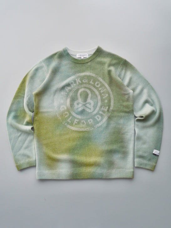 Eclipse Camo Cashmere Knit | MEN / KHAKI