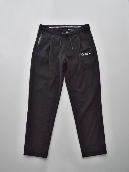 SVKA4026［サルベージパブリックコレパ］ウカコーデュロイトラウザーズ / BLACK