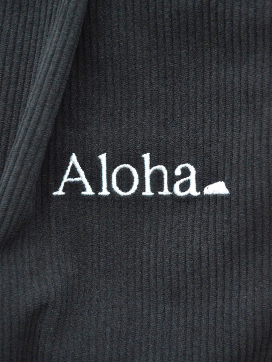 SVKA4026［サルベージパブリックコレパ］ウカコーデュロイトラウザーズ / BLACK