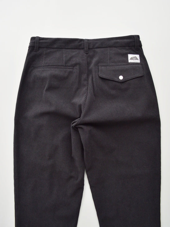 SVKA4026［サルベージパブリックコレパ］ウカコーデュロイトラウザーズ / BLACK