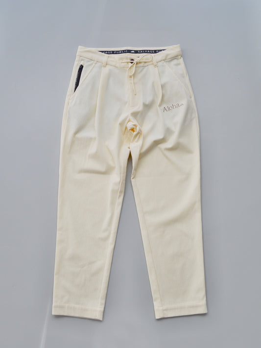SVKA4026［サルベージパブリックコレパ］ウカコーデュロイトラウザーズ / IVORY