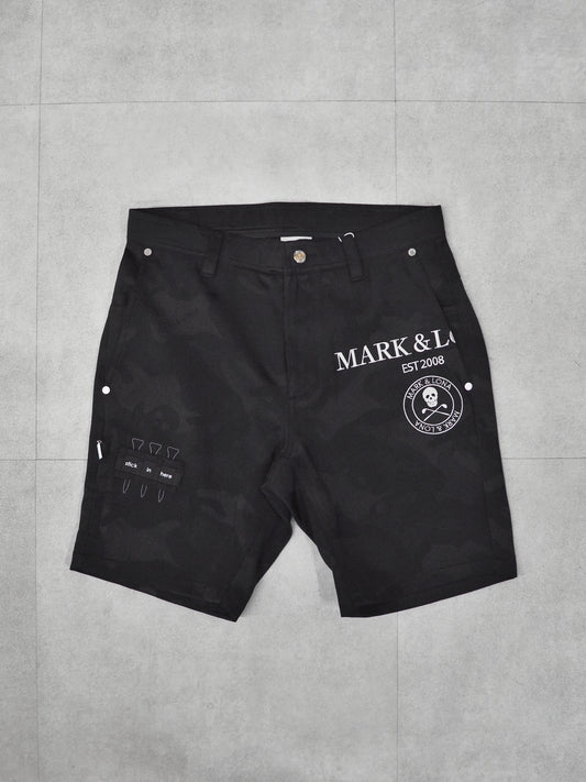 Gauge Utility Camo Jacquard Shorts | MEN / BLACK