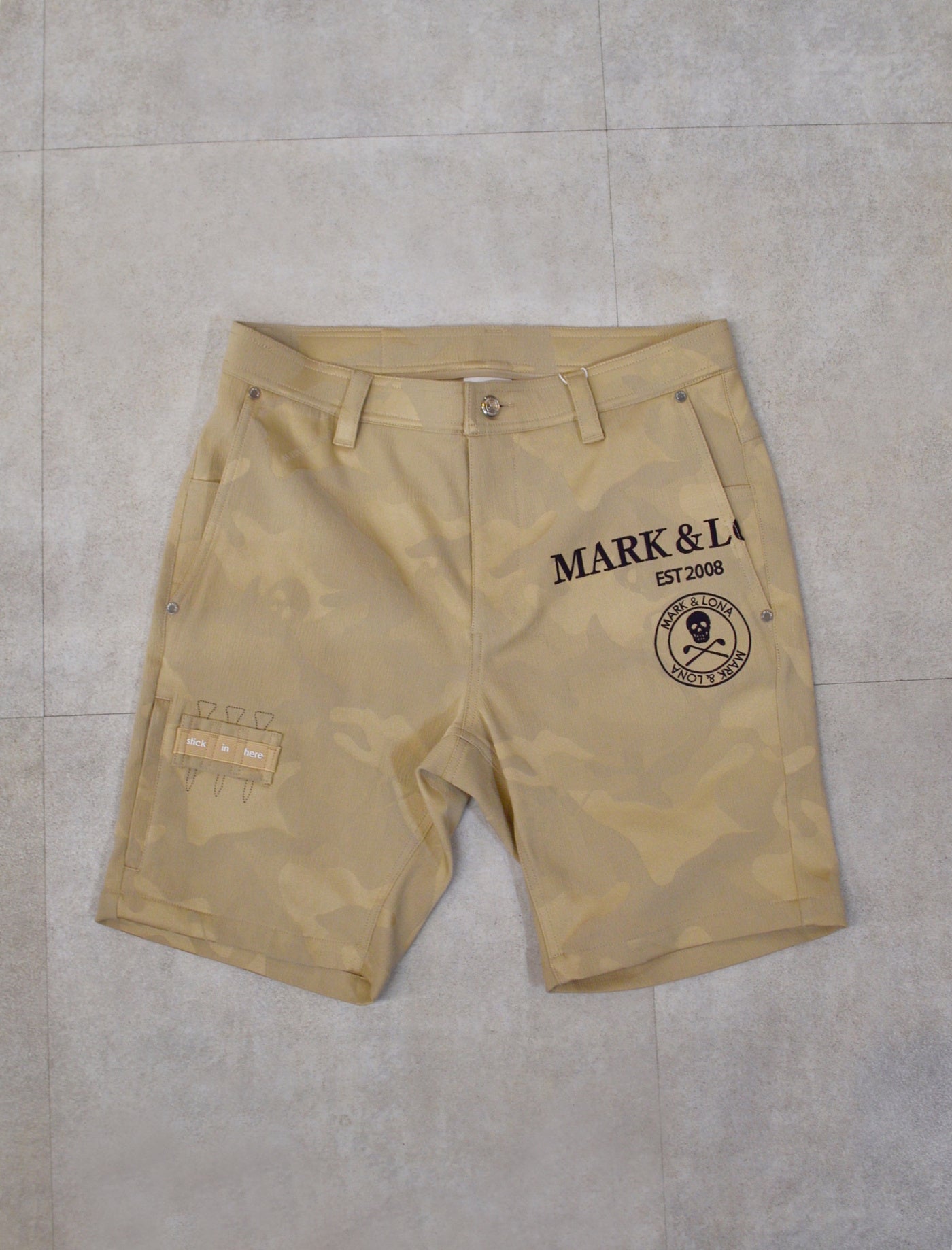 Gauge Utility Camo Jacquard Shorts | MEN / BEIGE