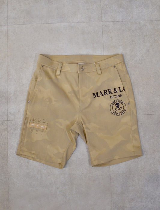 Gauge Utility Camo Jacquard Shorts | MEN / BEIGE