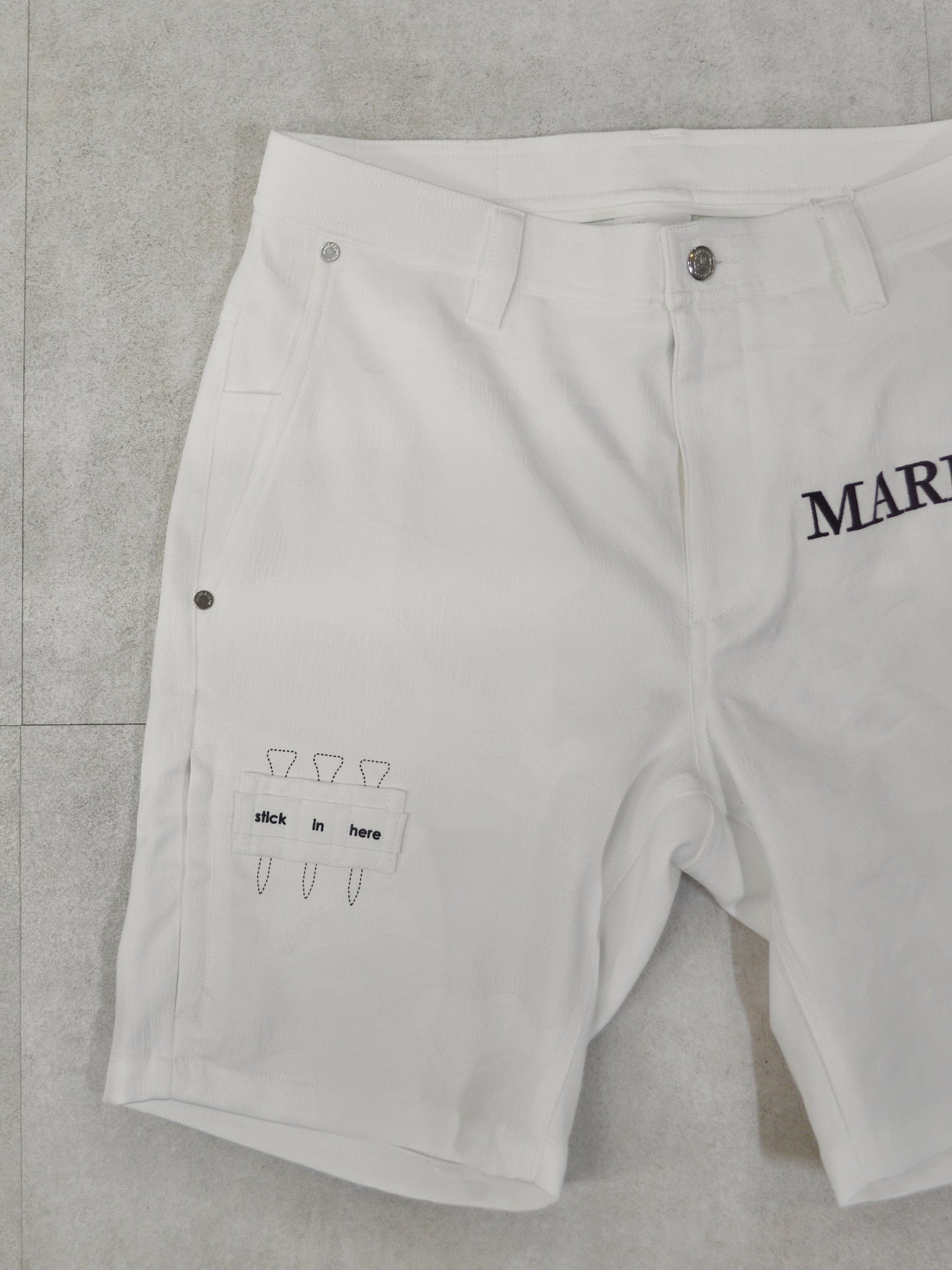 Gauge Utility Camo Jacquard Shorts | MEN / WHITE