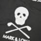 Icon Skull Stretch Nylon Piqué Mock | MEN / BLACK