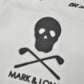Icon Skull Stretch Nylon Piqué Mock | MEN / WHITE