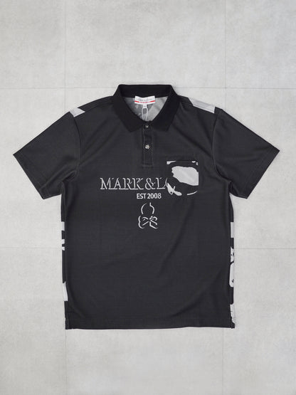Gauge Camouflage Jacquard Polo | MEN / BLACK
