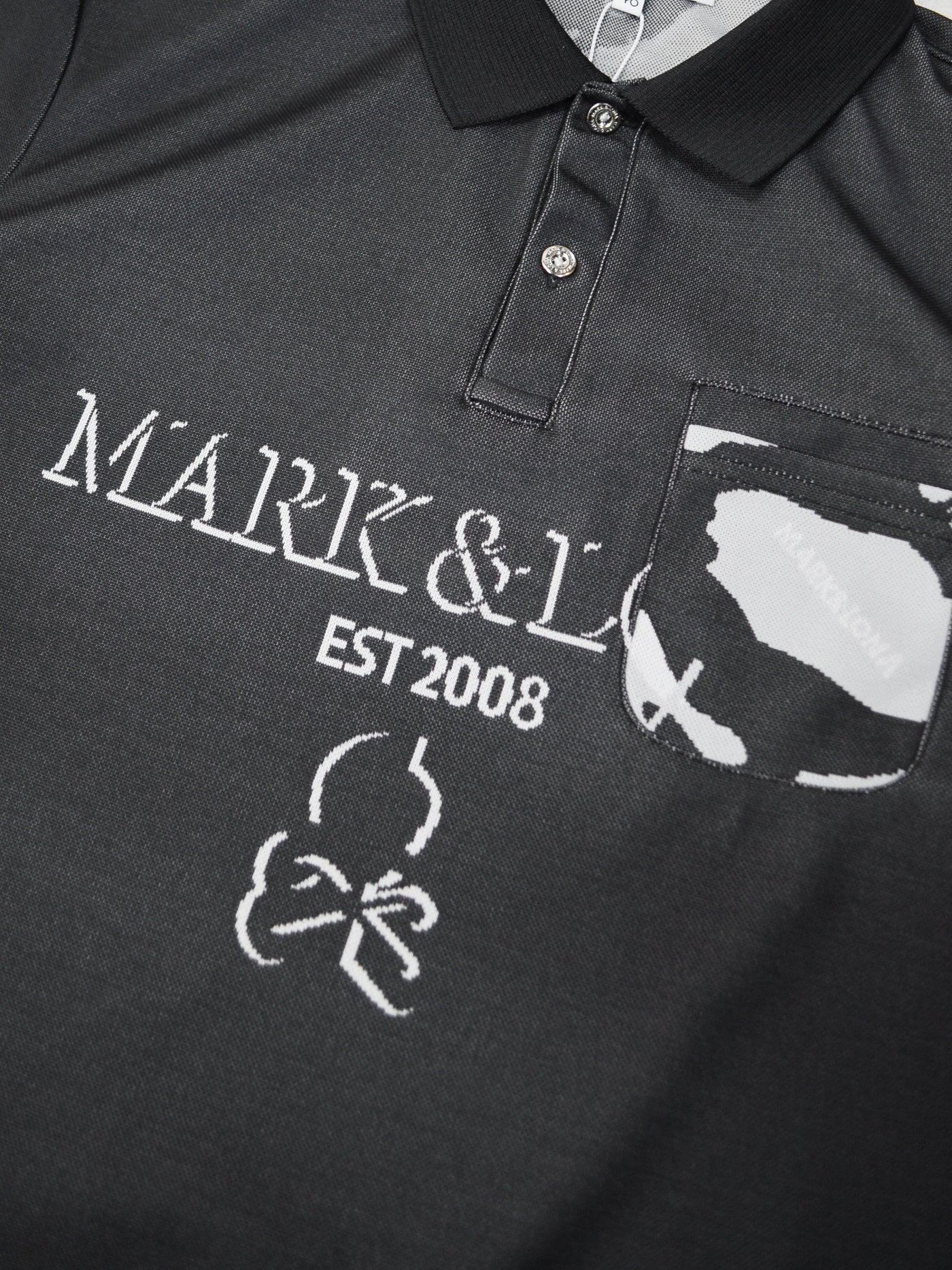 Gauge Camouflage Jacquard Polo | MEN / BLACK