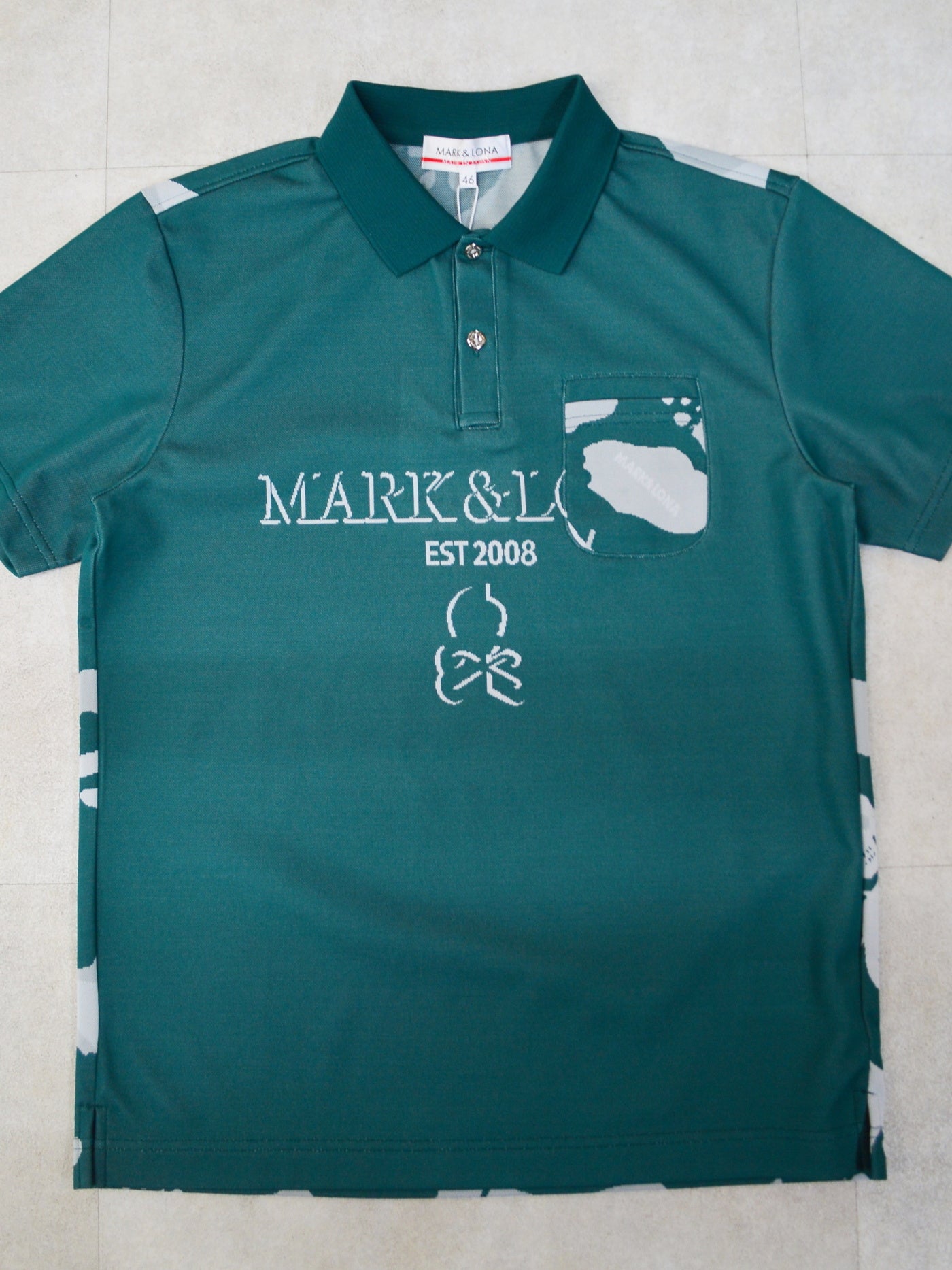 Gauge Camouflage Jacquard Polo | MEN / GREEN