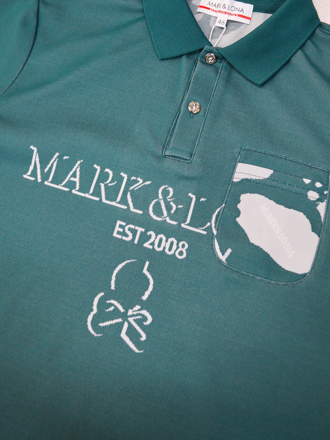 Gauge Camouflage Jacquard Polo | MEN / GREEN