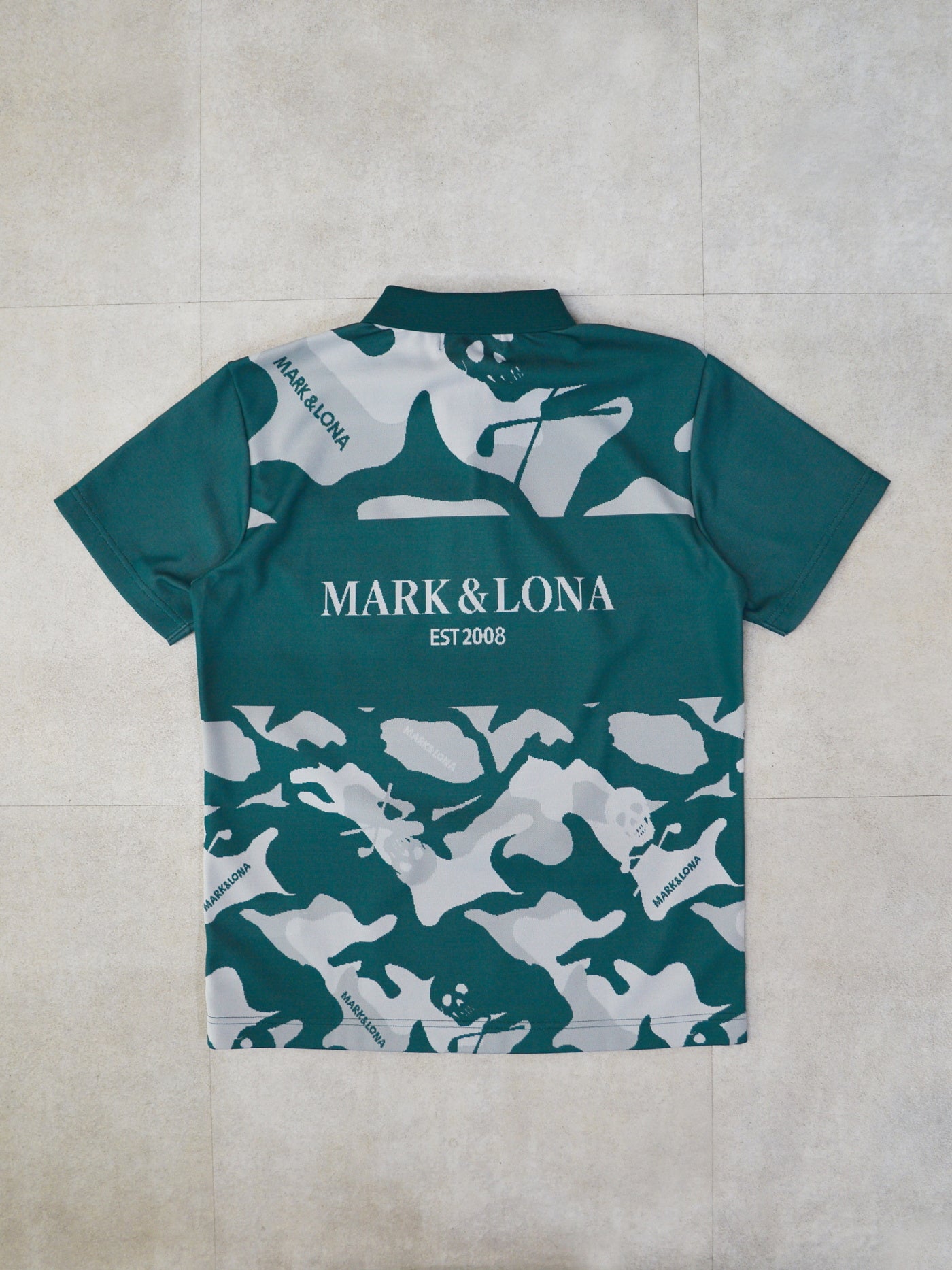 Gauge Camouflage Jacquard Polo | MEN / GREEN