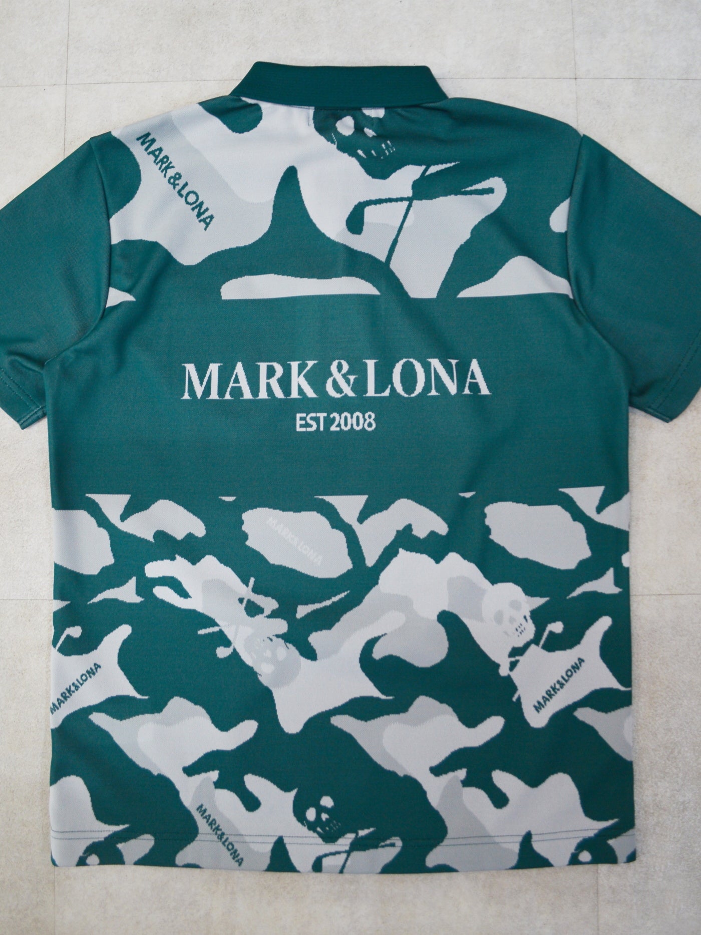 Gauge Camouflage Jacquard Polo | MEN / GREEN