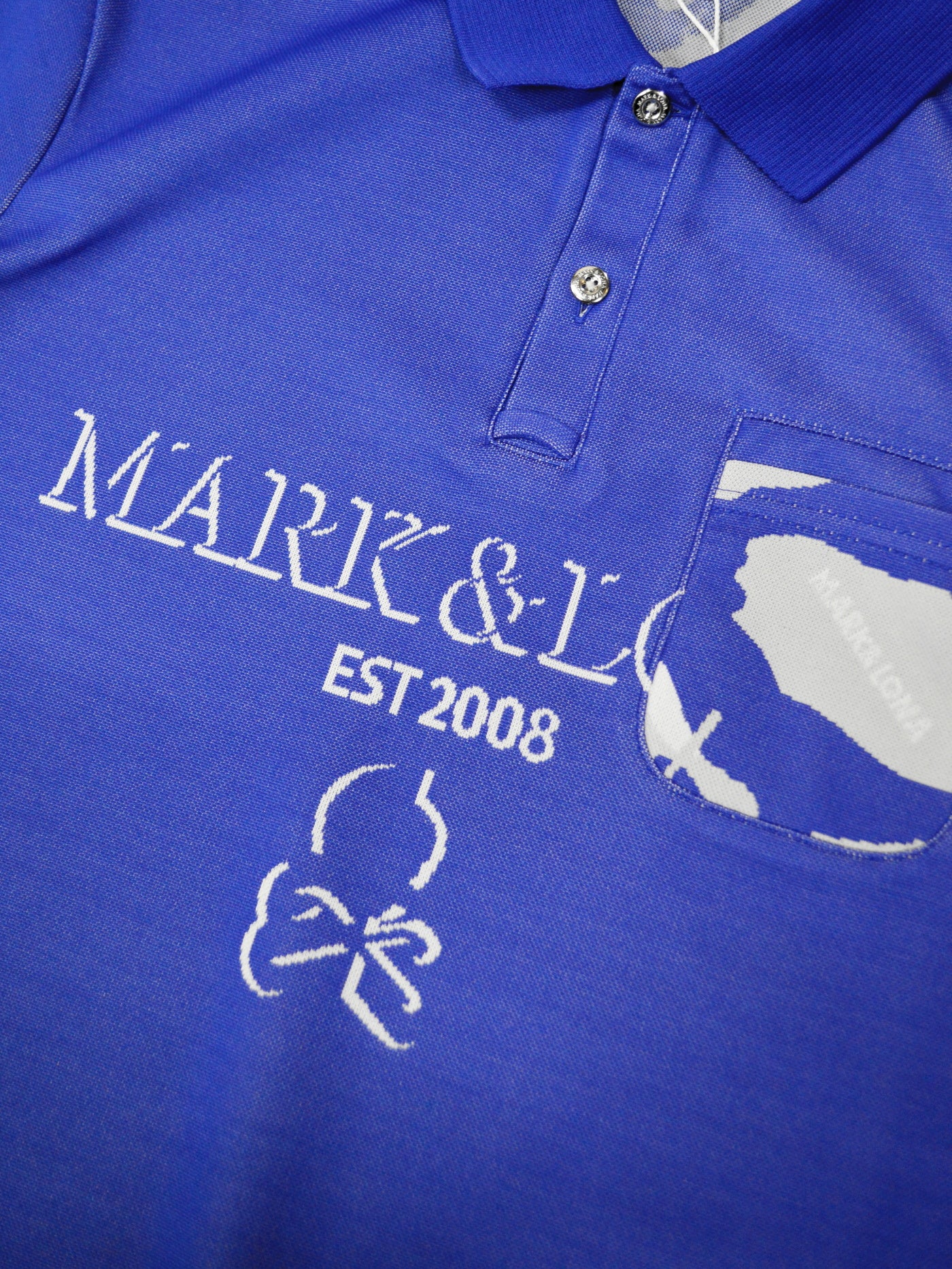 Gauge Camouflage Jacquard Polo | MEN / BLUE