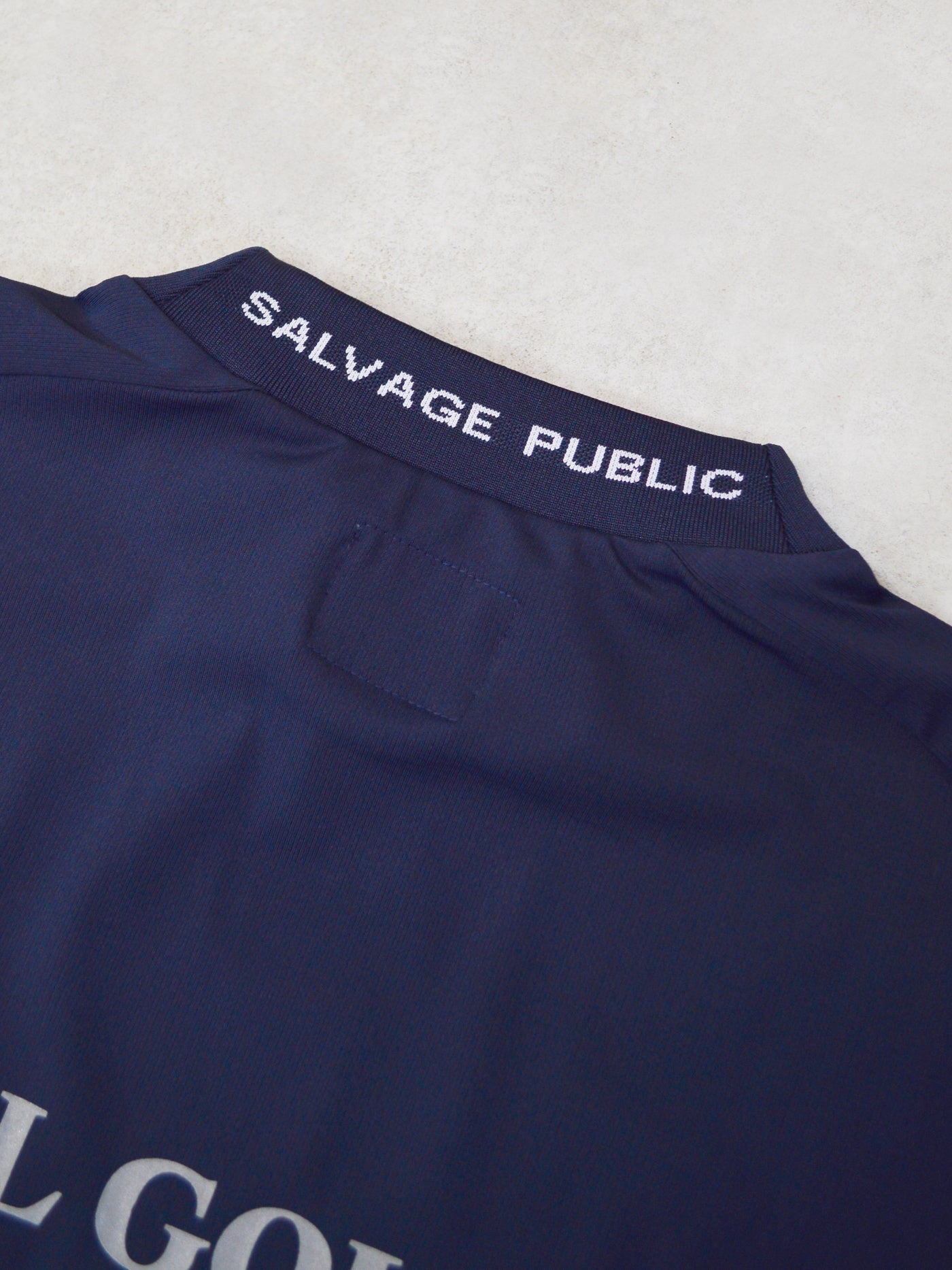 SVKS6012［サルベージパブリックコレパ］アロヘアモックネック S/S(LOCAL GOLFERS UNION) / NAVY