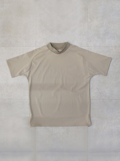 SVKS6012［サルベージパブリックコレパ］アロヘアモックネック S/S(LOCAL GOLFERS UNION) / BEIGE