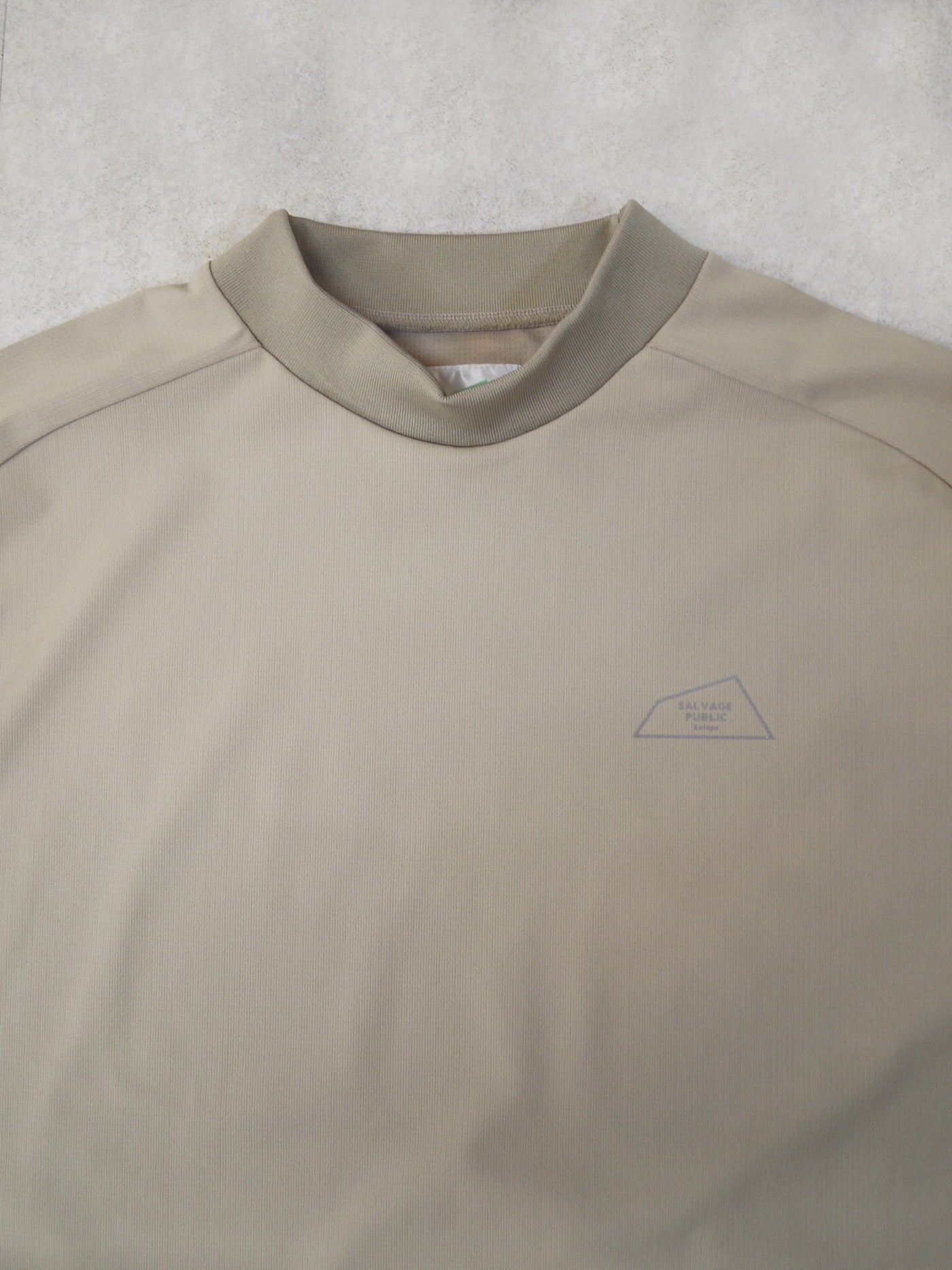 SVKS6012［サルベージパブリックコレパ］アロヘアモックネック S/S(LOCAL GOLFERS UNION) / BEIGE