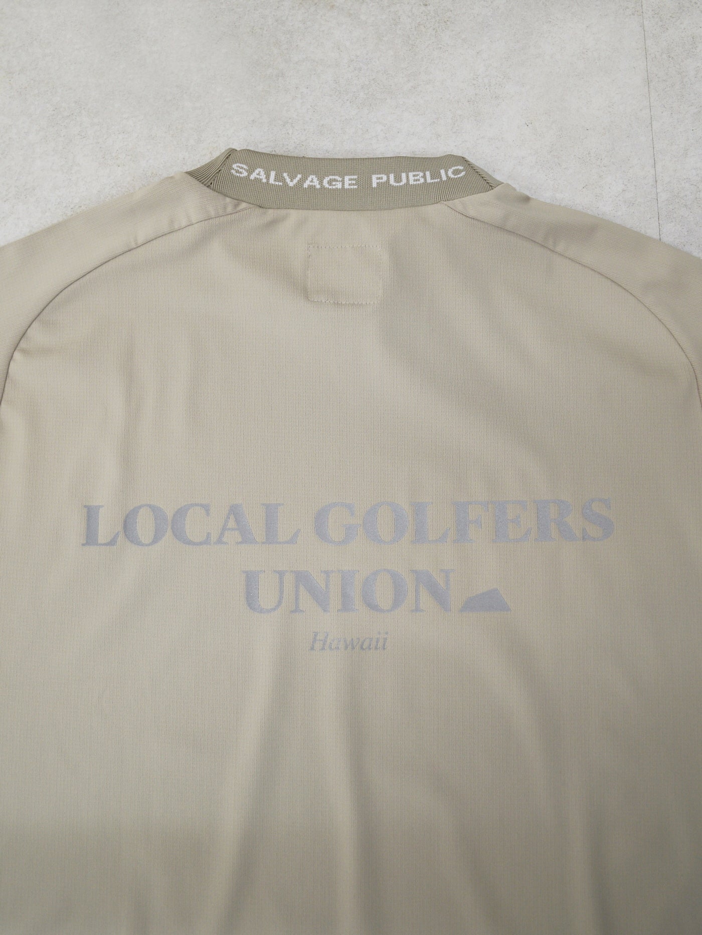SVKS6012［サルベージパブリックコレパ］アロヘアモックネック S/S(LOCAL GOLFERS UNION) / BEIGE