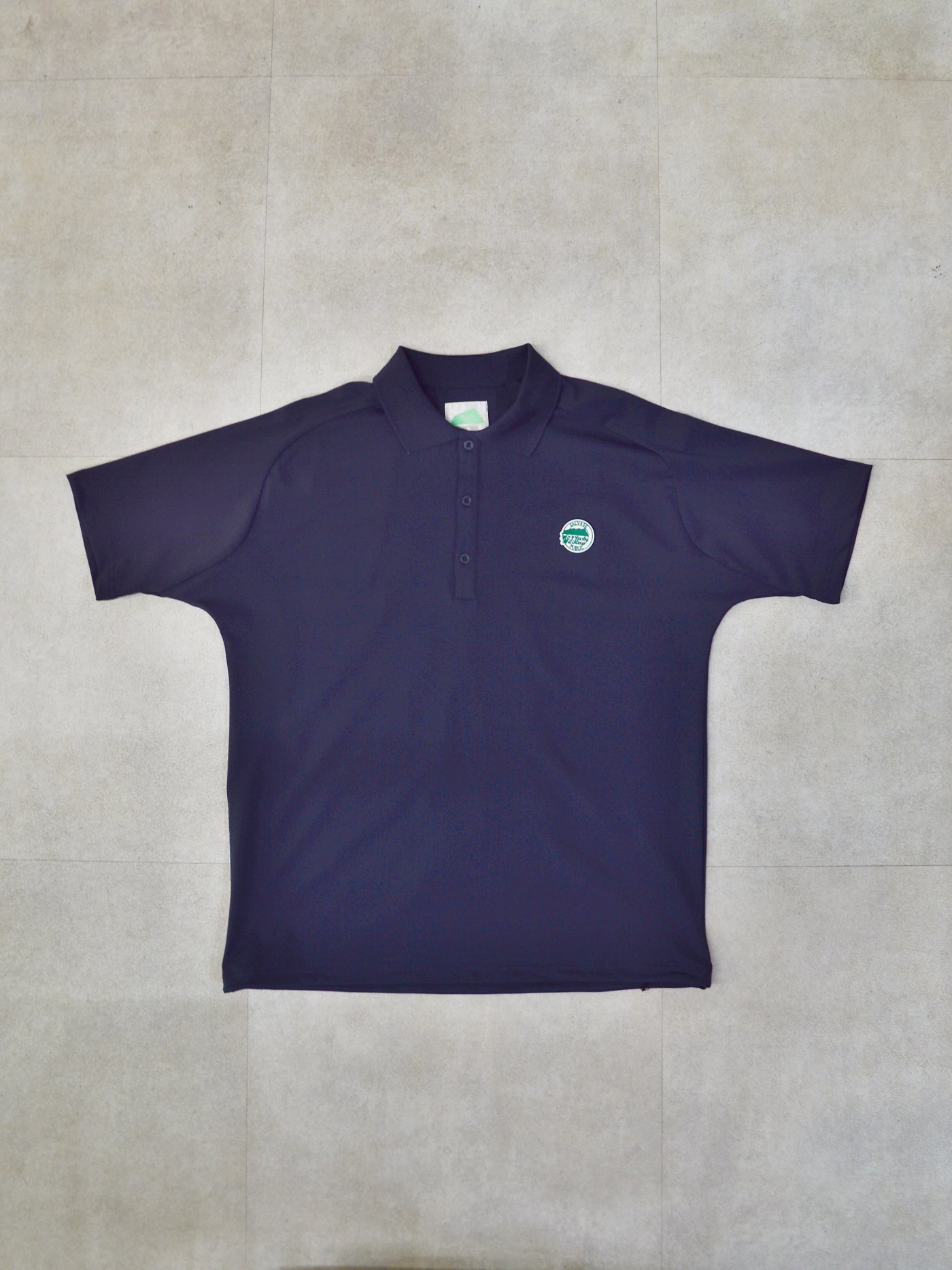 SVKS6011［サルベージパブリックコレパ］アロヘアテックポロ S/S (Pitch＆Run) / NAVY