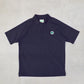 SVKS6011［サルベージパブリックコレパ］アロヘアテックポロ S/S (Pitch＆Run) / NAVY