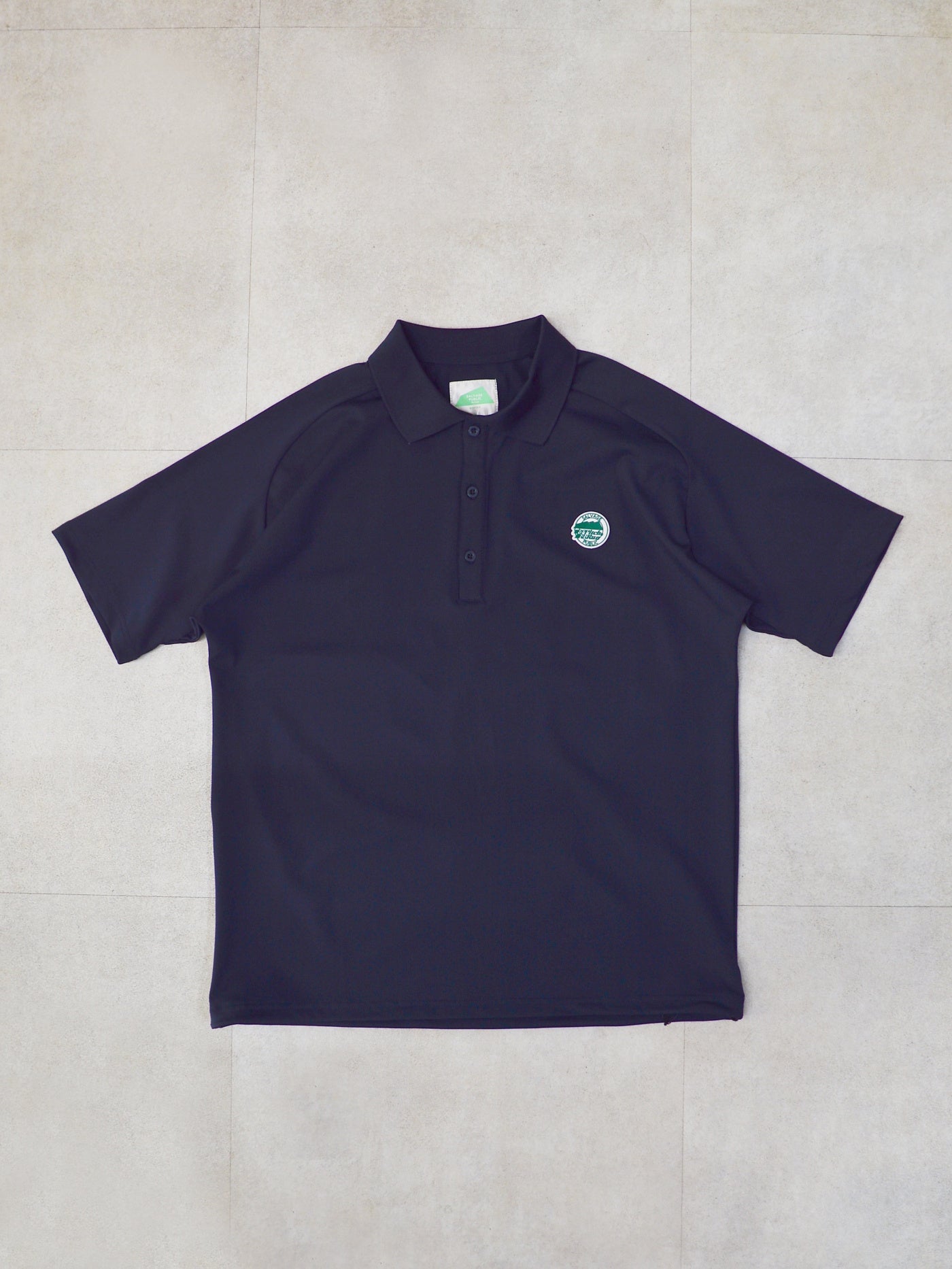 SVKS6011［サルベージパブリックコレパ］アロヘアテックポロ S/S (Pitch＆Run) / NAVY