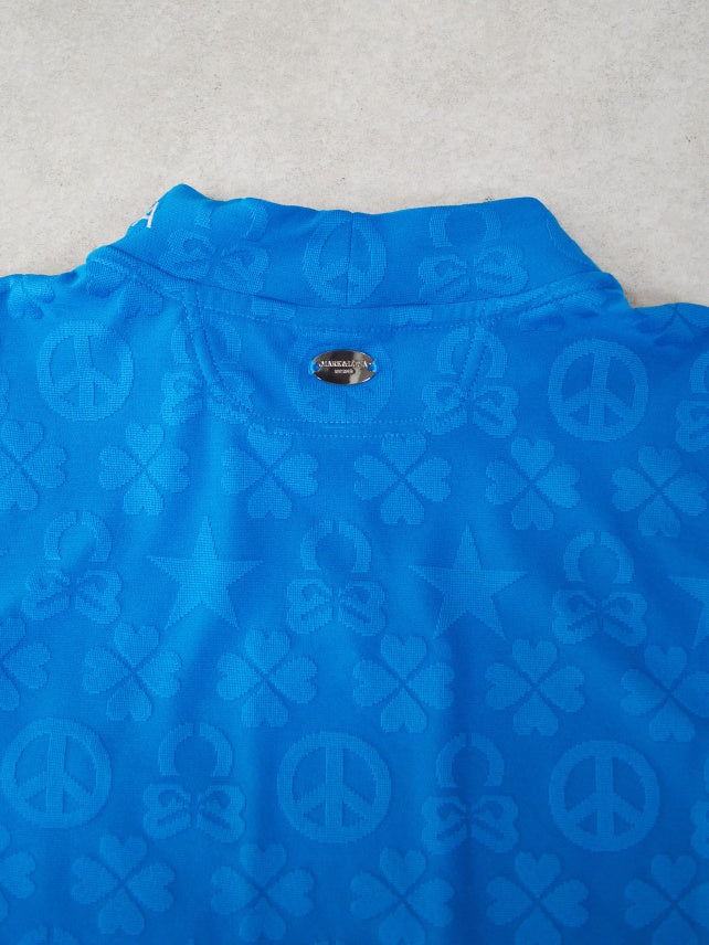 Imperial Jacquard Mock Tee | MEN / BLUE – ADVANTAGE