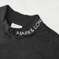 Imperial Jacquard Mock Tee | MEN / BLACK