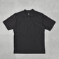 Imperial Jacquard Mock Tee | MEN / BLACK