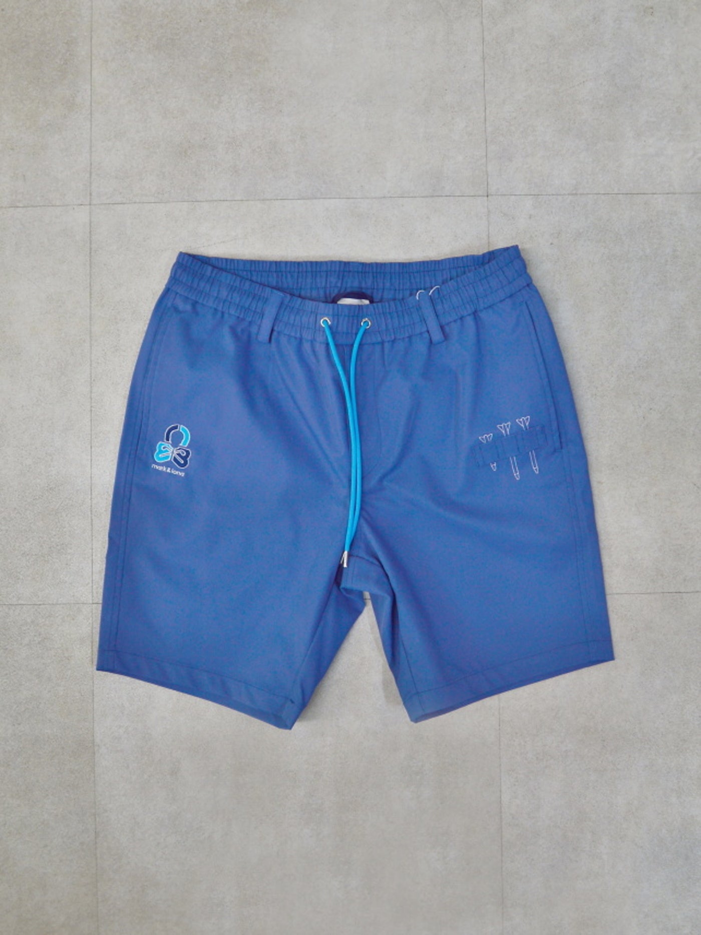Quadra Performance Twill Golf Shorts | MEN / BLUE
