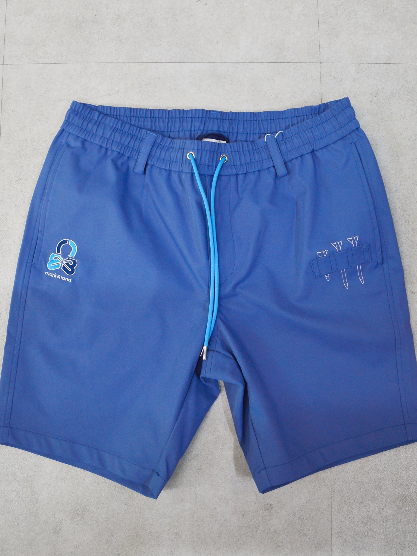 Quadra Performance Twill Golf Shorts | MEN / BLUE