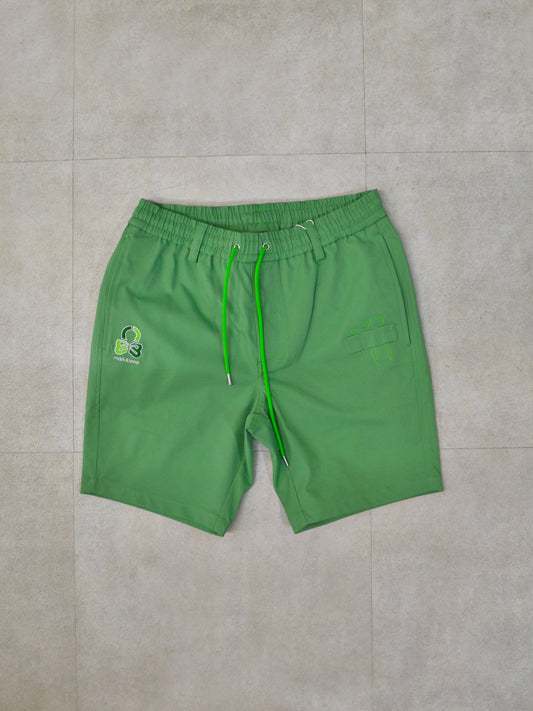 Quadra Performance Twill Golf Shorts | MEN / GREEN