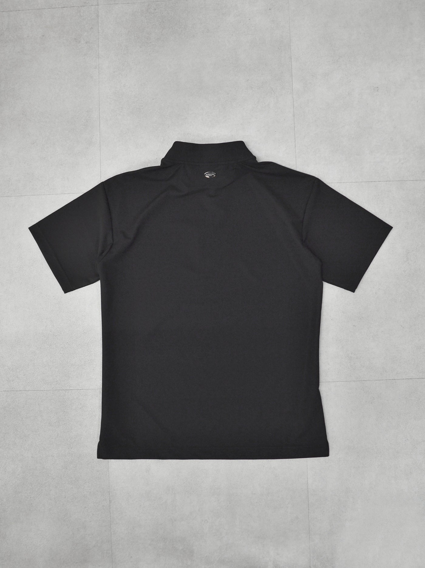 Croce Waffle Mock Neck Tee | MEN / BLACK