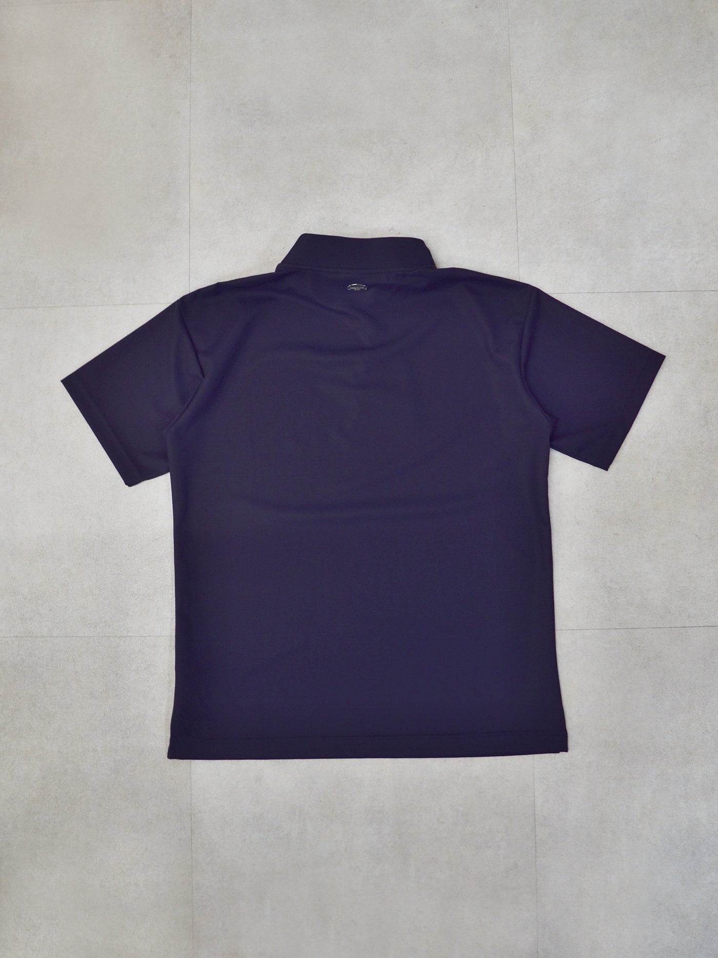 Croce Waffle Mock Neck Tee | MEN / NAVY