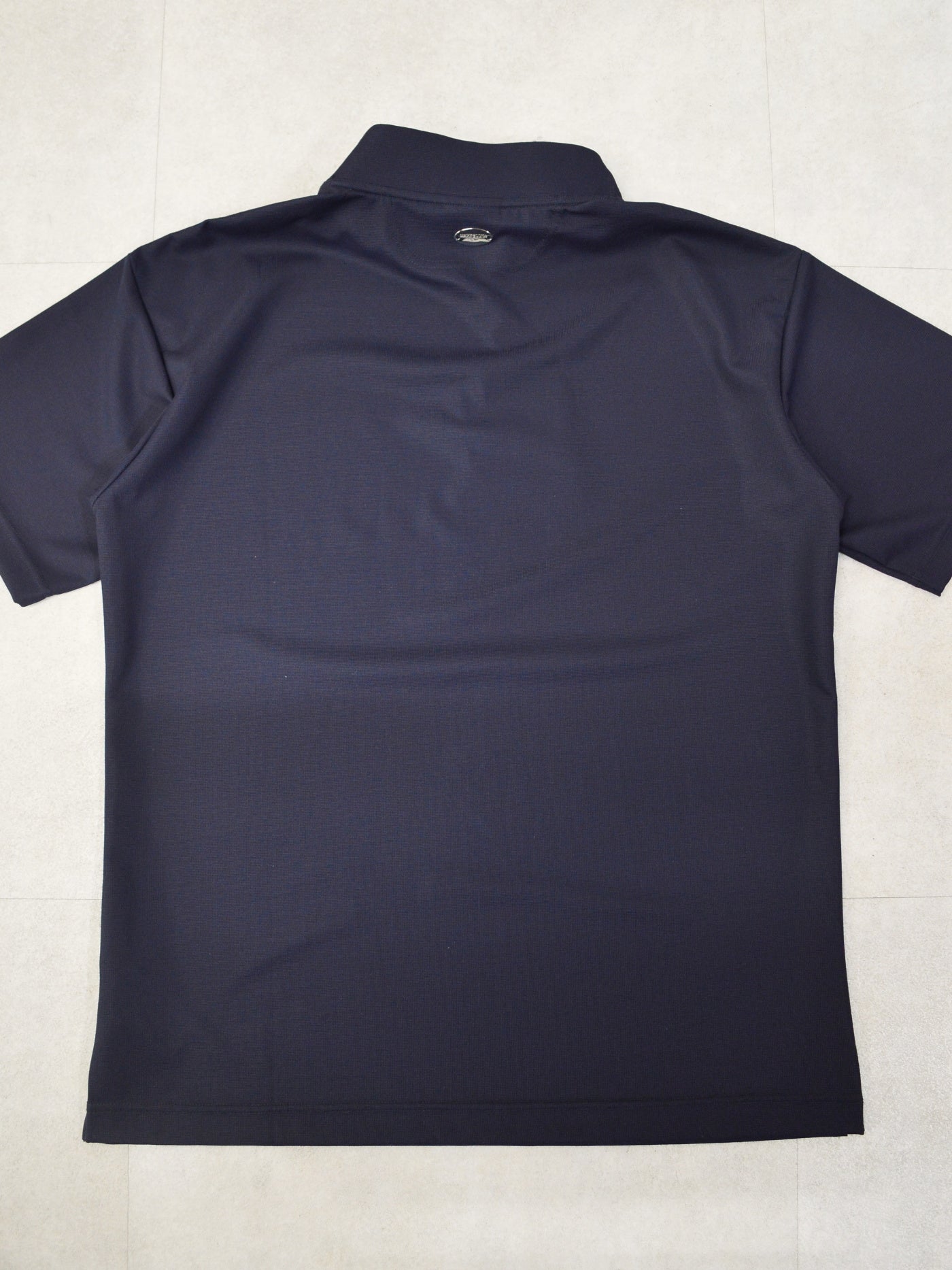Croce Waffle Mock Neck Tee | MEN / NAVY
