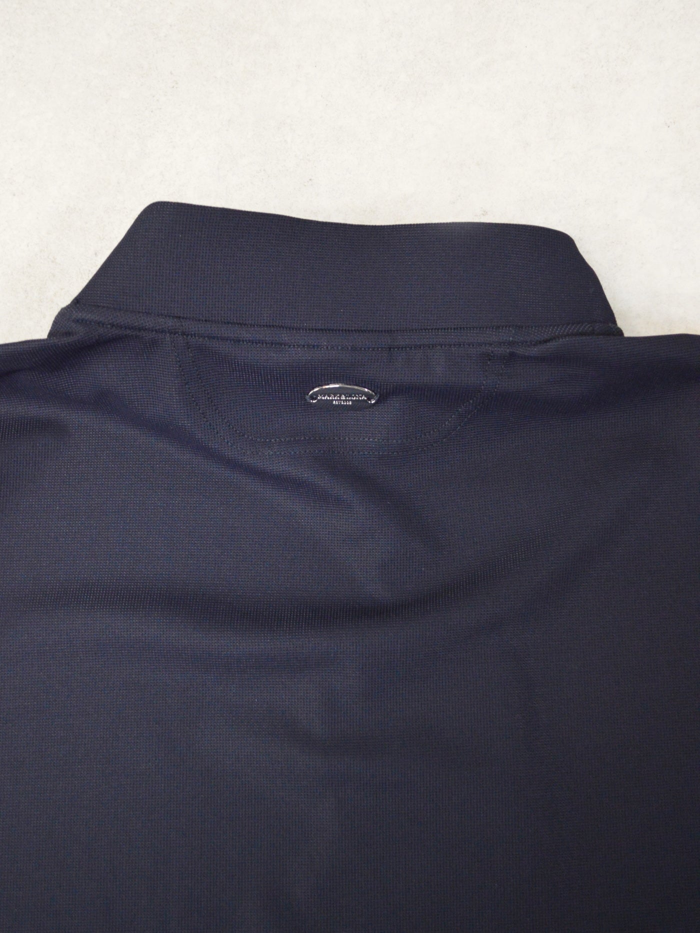 Croce Waffle Mock Neck Tee | MEN / NAVY