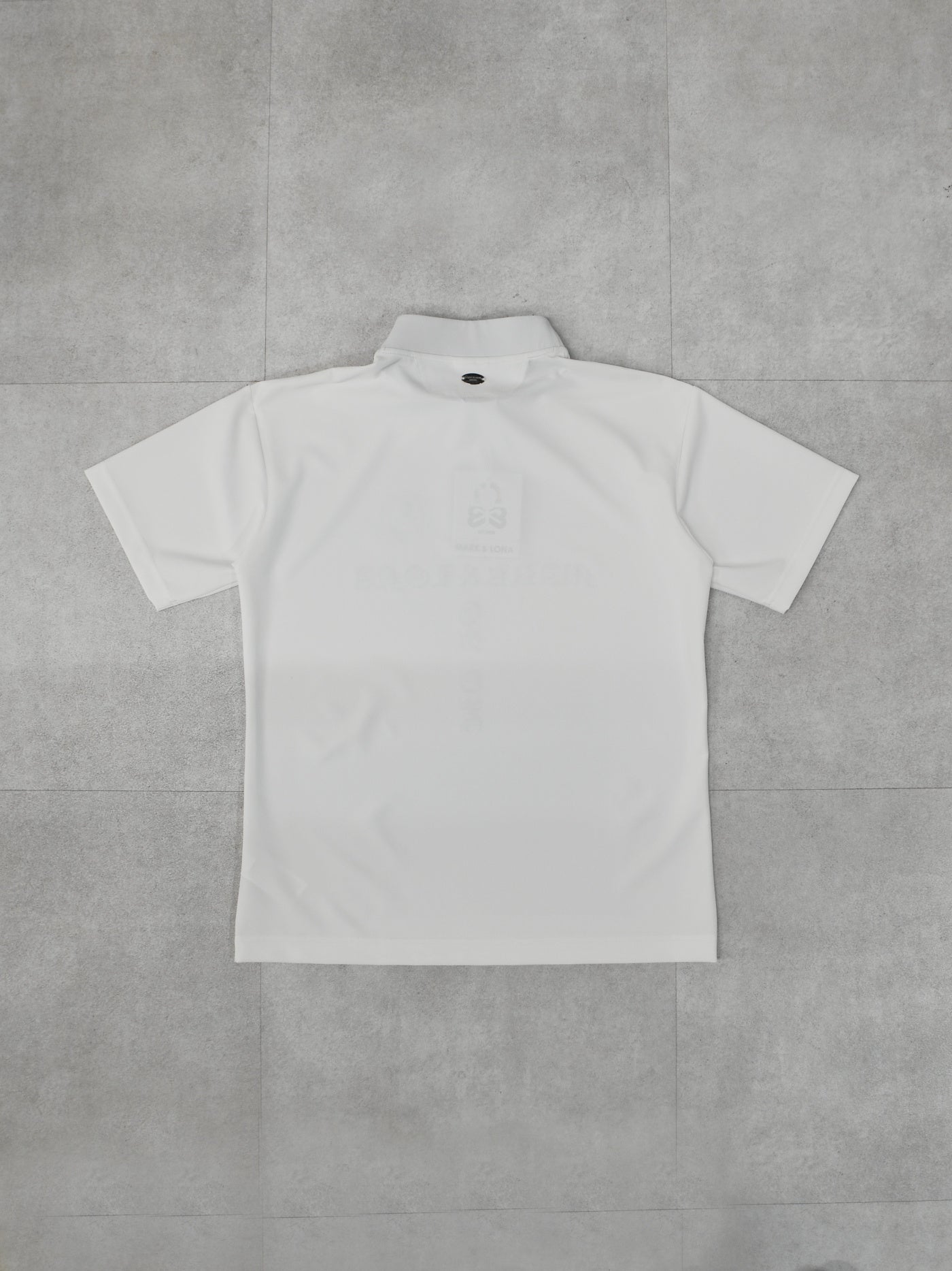 Croce Waffle Mock Neck Tee | MEN / WHITE