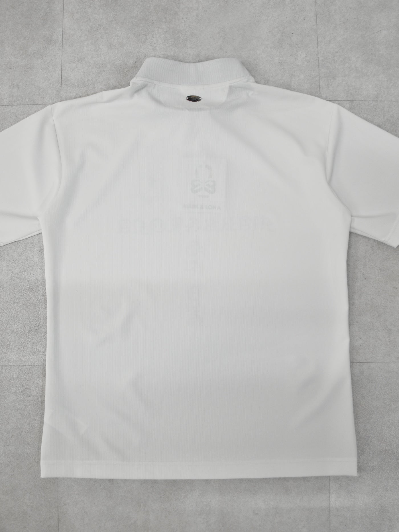 Croce Waffle Mock Neck Tee | MEN / WHITE